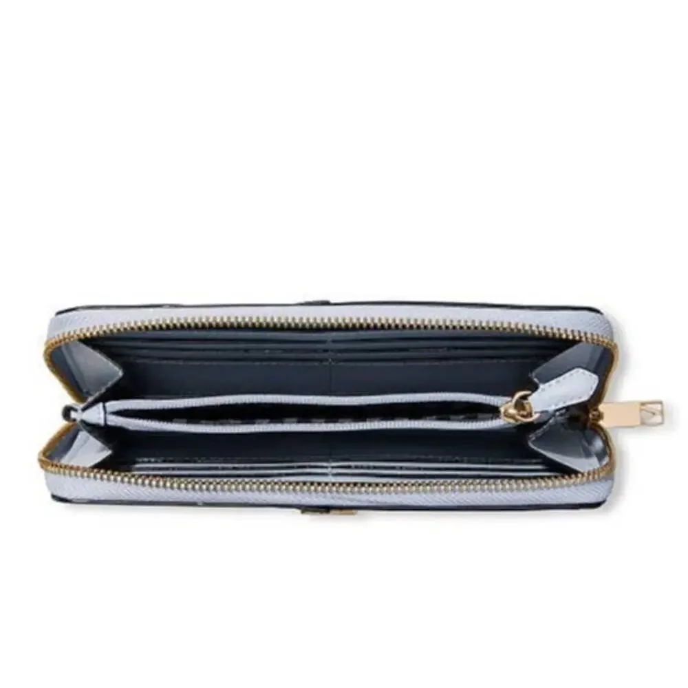 Victoria's Secret The Victoria Wallet Limited Edition Skyflower Blue Croc Pebble - Picture 5 of 10